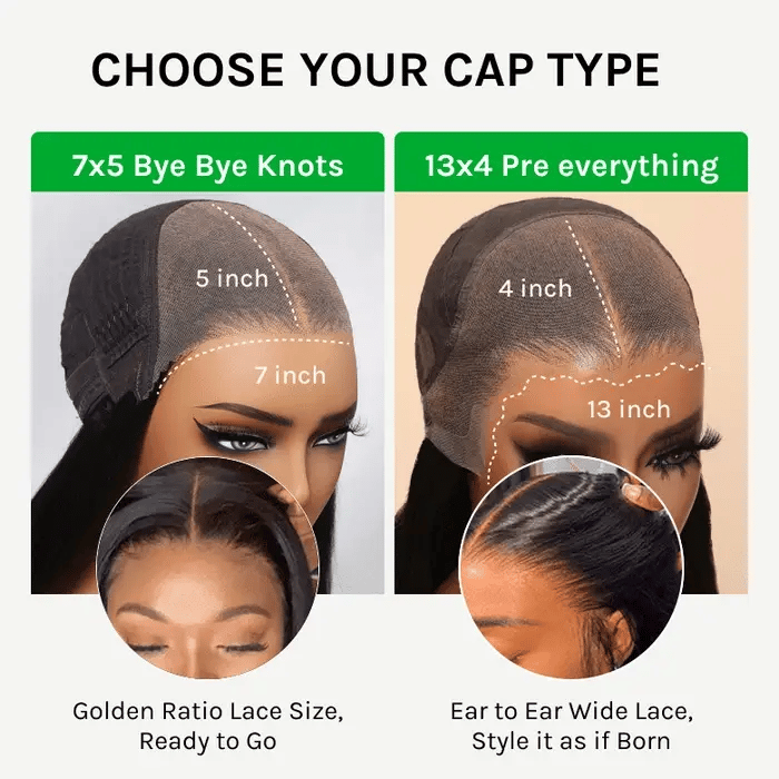 All Wigs Under $100 | Klaiyi Dark Root Brown Balayage Highlight 7x5 Bye Bye Knots Body Wave Lace Front Wig Flash Sale