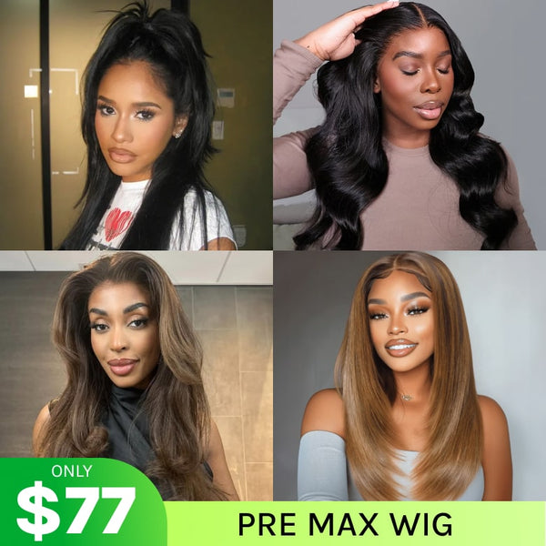 Fast Shipping| Pre Max Wigs Only $77 Special Offer Various Styles VIP Member Limited Time Limited Stock Flash Sale