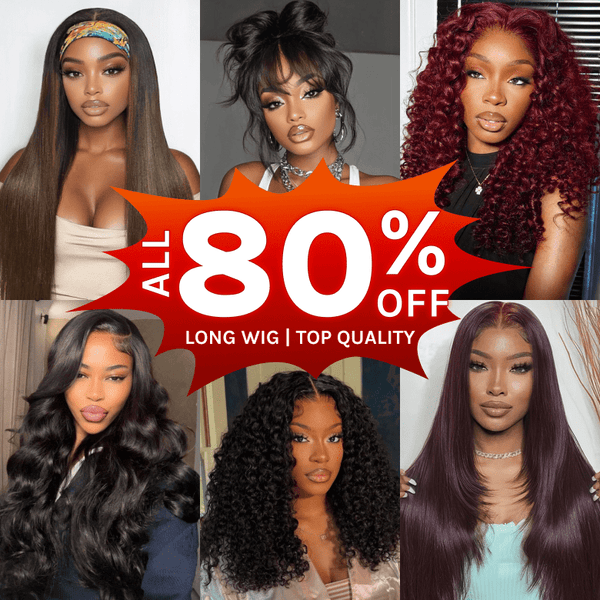 20"-24" Wigs| 80%OFF For You Glueless Wigs Black Friday Price Vip Member Special Flash Sale