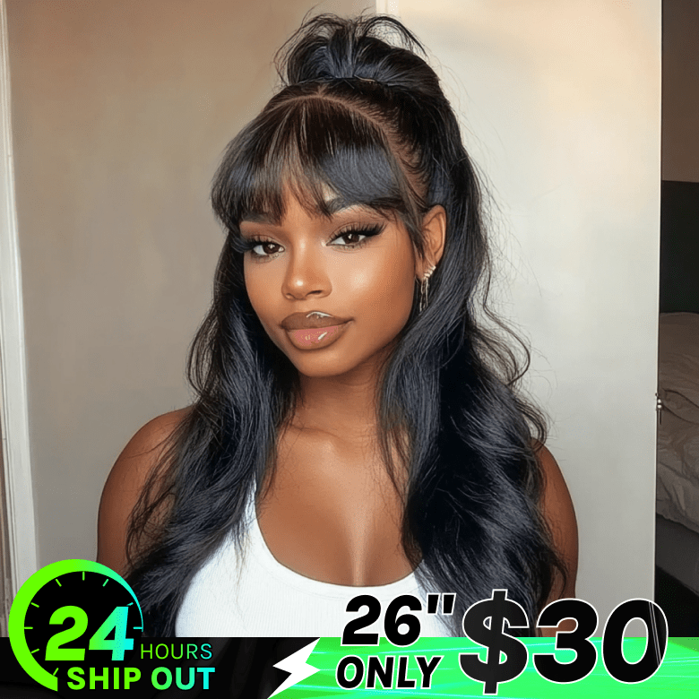 $30 =26" Pre Everything Wig Black Friday VIP Member Sale 100% Human Hair Wig Limited Time Flash Sale