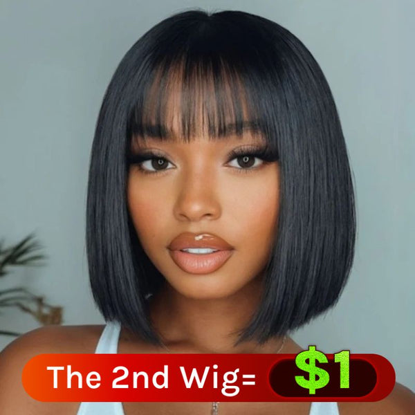 $1 Get Second Wig | Vip Member 20"-24" Body Wave Natural Glueless V Part Beginner Friendly Human Hair Flash Sale