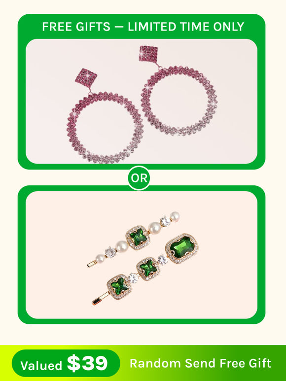 Limited Time Free Gifts| Klaiyi Special Offer Affordable Gift Necklace Earrings Bracelet Set Flash Sale