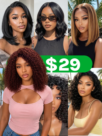 Perruque 56 cm (22 pouces) à 89 $ | Offre spéciale Black Friday Klaiyi : perruques 100 % cheveux humains, stock limité. Vente flash.