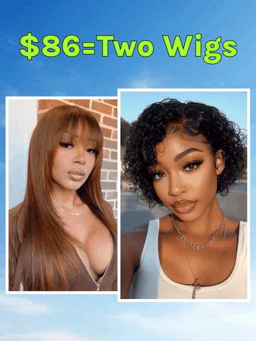 Brand Day | Klaiyi $79 Get 2 Wigs 100% Human Hair Special Offer Limited Stock Flash Sale