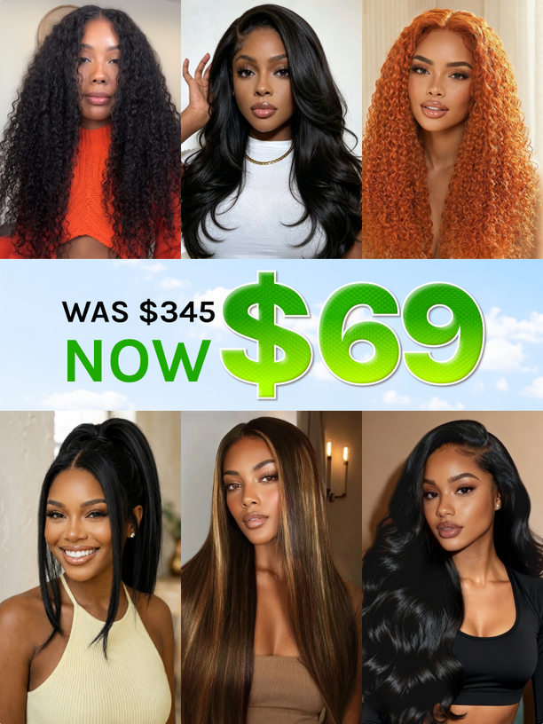 [VIP ONLY] Summer Vacay Ready 100% Human Hair Lace Wigs Limted Stock VIP Member Flash Sale