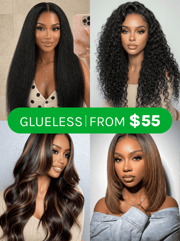 6 styles différents inclus | 24" = 89 $ (Offre réservée aux membres VIP) | 7x5 Bye Bye Knots/Cordon invisible/Longueur longue | Offre flash en stock limité