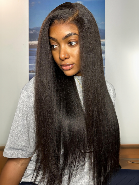 Subscribers Only | Yaki Straight Glueless Put on and Go Beginner Friendly Wig Vip Member Special Flash Sale