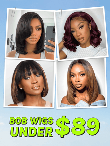 Under $89 | Summer BOB Wigs Included Different Styles VIP Member Limited Stock Limited Time Flash Sale