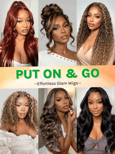 All $77| Put on & Go Lace Wigs Fast Shipping 24 Hours Limited Various Wigs VIP Member Limited Stock Flash Sale
