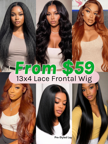 From $59 | 13x4 Lace Front Wig Lowest Price Ever Various Styles VIP Flash Sale