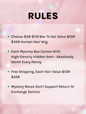 Klaiyi Mystère Box à 69 $ comprenant une perruque à raie en dentelle de 14 à 20 pouces (valeur de 159 à 199 $) - Vente flash