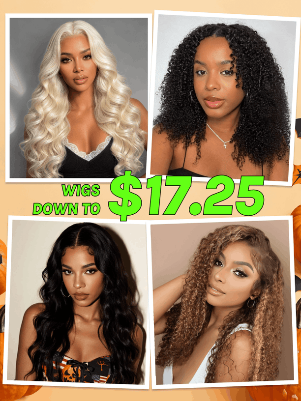 Included 22" Wigs Buy Now Pay Later VIP Special Super Flash Sale 100% Human Hair Wig Limited Stock