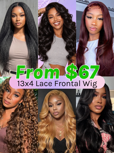 Drop to $67 | 13x4 Lace Front Wig Lowest Price Ever Various Styles VIP Flash Sale