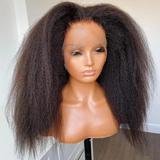 Klaiyi  Kinky Straight 13x5 T Part Lace Front Wig Super Realistic Flash Sale