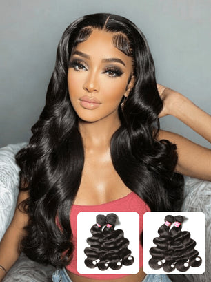 6 Bundles Remy Human Hair Bundles Natural Black 8-30 Inch Flash Sale