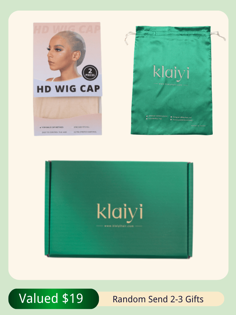 Klaiyi Free Gifts Package For Every Order, Random Send 2-3 Gifts Valued $19