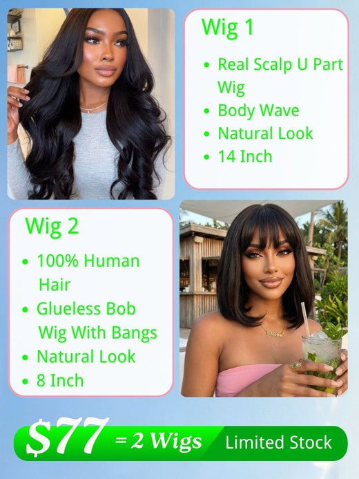 2 Wigs For $77 | Breezy Midweek BOGO  Limited Stock Flash Sale