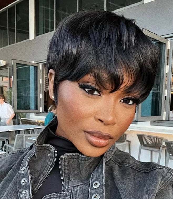The Second One $1 | Klaiyi Dark Root Brown Balayage Highlight 13x5x1 Lace Front Body Wave Wig Flash Sale