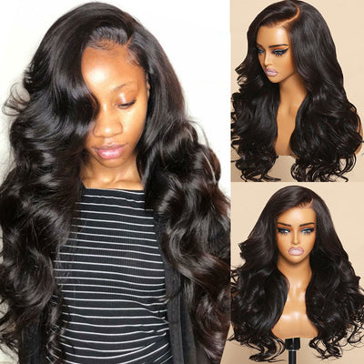 $120 OFF| Code: SAVE120 Klaiyi 13x4 Drawstring Pre-Cut Lace Front Super Secure 3D Body Wave Pre-Everything Wig
