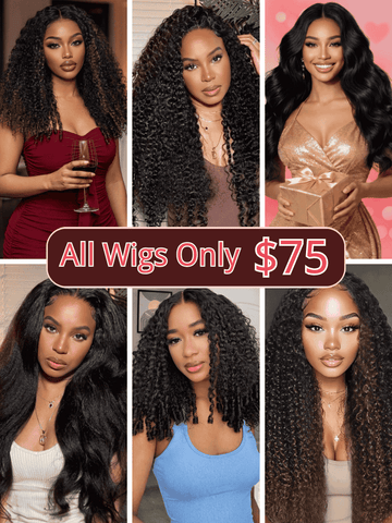All Wigs Only $75 | Klaiyi Wednesday Special Offer Mega Sale Limited Stock Flash Sale