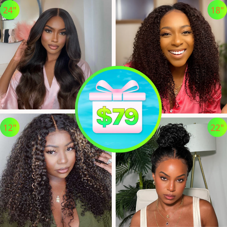 Klaiyi $59-$99 Mystery Box Win 24" Lace Wig Valued $259 Flash Sale