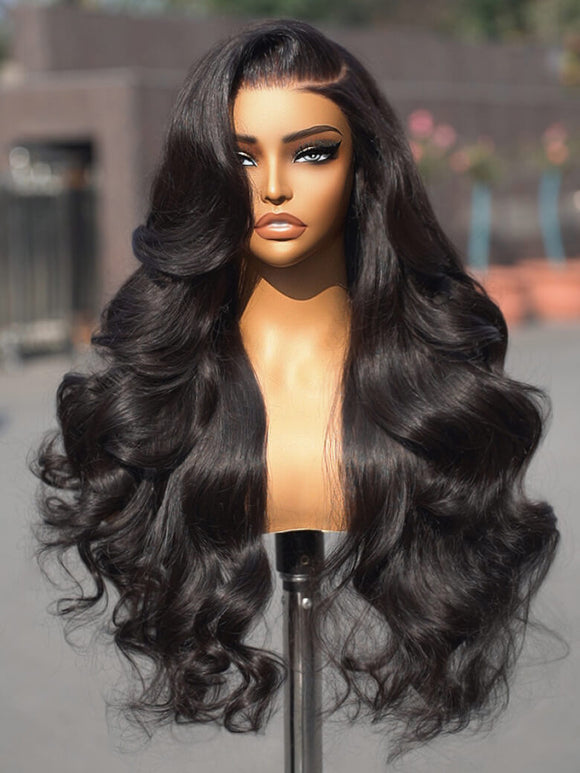 $100 OFF| Code: SAVE100 Klaiyi 13x4 Drawstring Pre-Cut Lace Front Super Secure 3D Body Wave Pre-Everything Wig