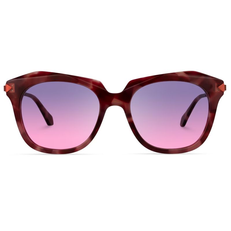 Klaiyi Copper Glow Wig Exclusive Gift UV Protection Summer Fashion Sunglasses
