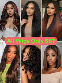 All Wigs Only $87 | Klaiyi Wednesday Special Offer Mega Sale Limited Stock Flash Sale