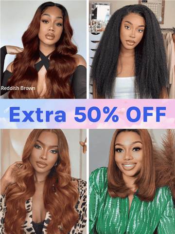 Wigs Extra 50% OFF | Klaiyi Wednesday Special Offer Mega Sale Limited Stock Flash Sale