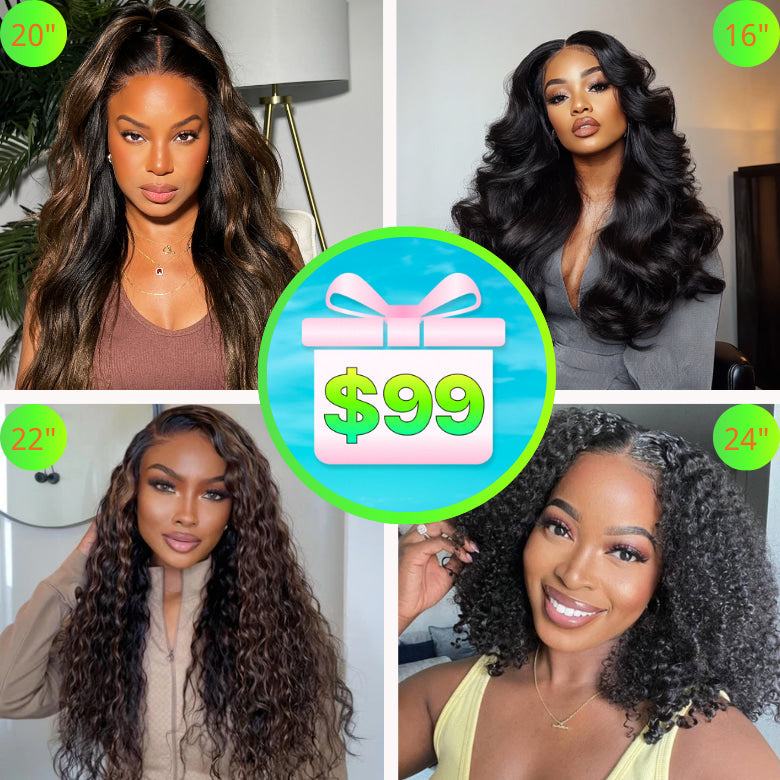 Klaiyi $59-$99 Mystery Box Win 24" Lace Wig Valued $259 Flash Sale