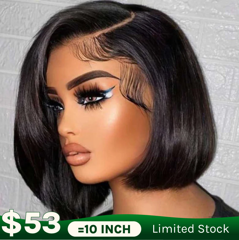 Extra 50% Off Code HALF50 | Klaiyi 13x4 Pre everything Put On and Go Glueless Bob Wig