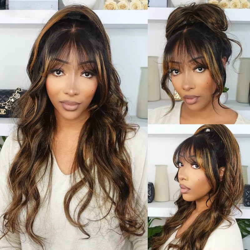 balayage lace front wig