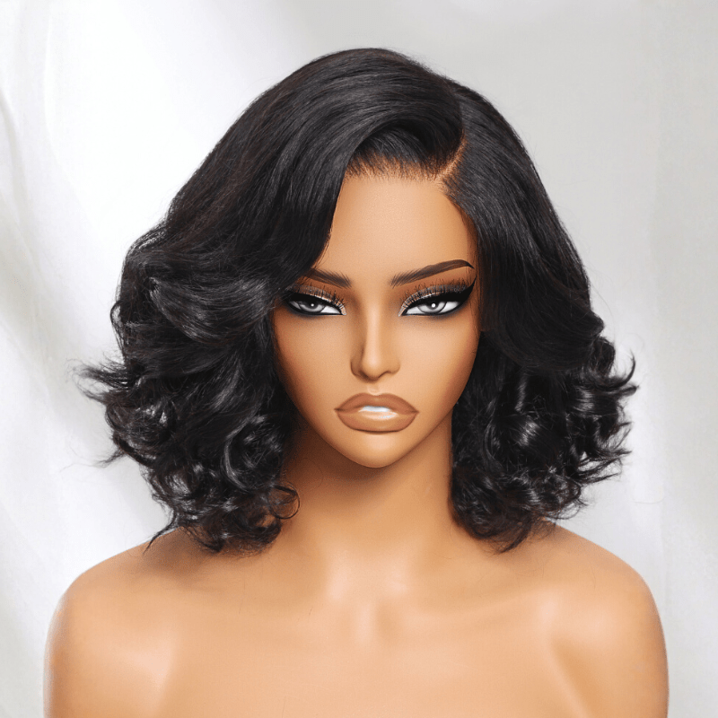 VIP Member| 200%Density 13x4 Lace Front Wig Shoulder Length Wavy Wig Flash Sale