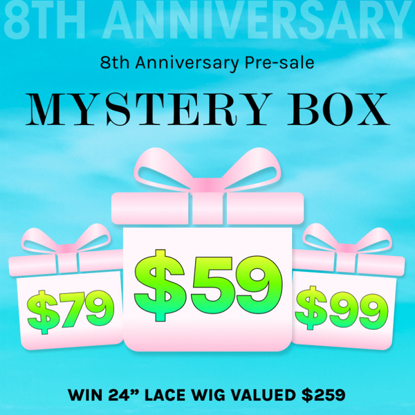 Klaiyi $59-$99 Mystery Box Win 24" Lace Wig Valued $259 Flash Sale