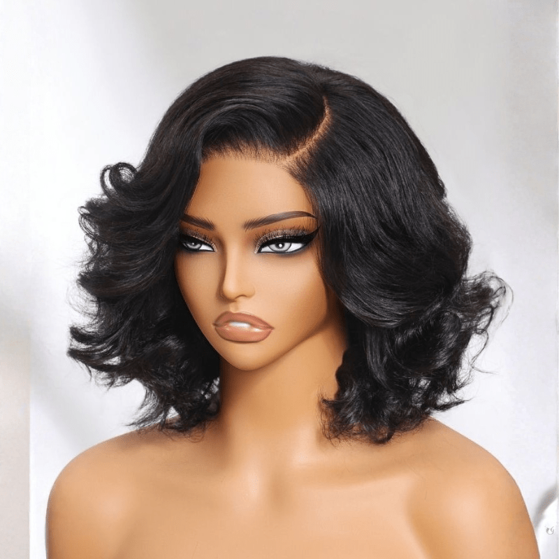 VIP Member| 200%Density 13x4 Lace Front Wig Shoulder Length Wavy Wig Flash Sale