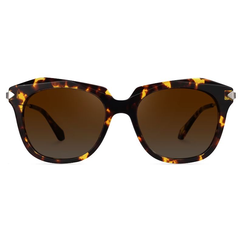 Klaiyi Copper Glow Wig Exclusive Gift UV Protection Summer Fashion Sunglasses