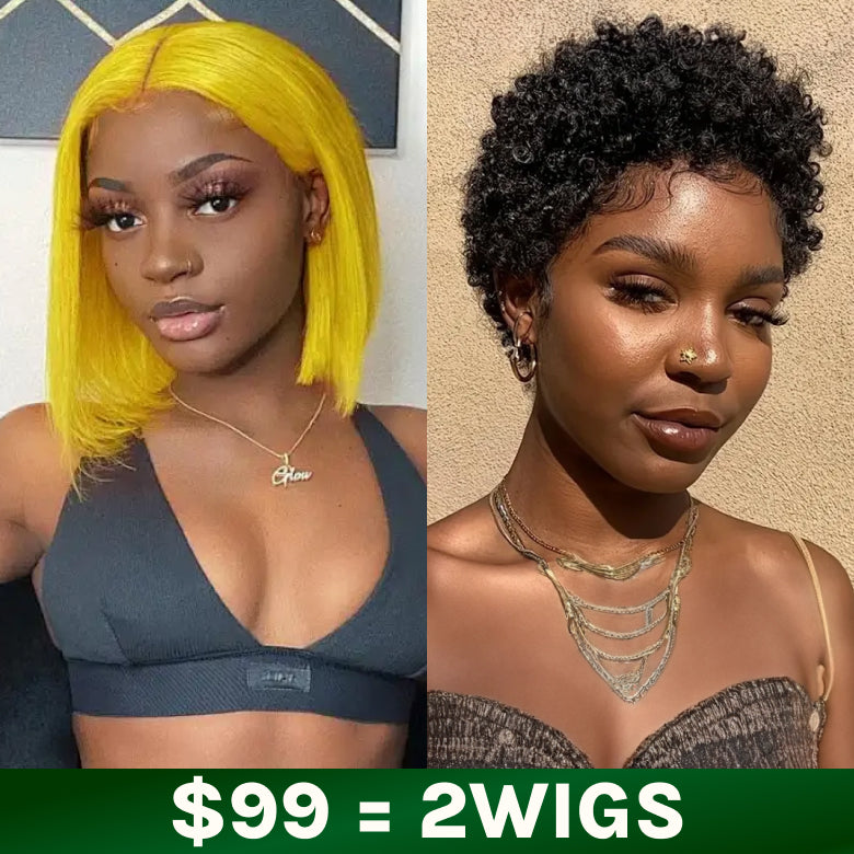 $89 Get 2 Wigs | Klaiyi BOGO Free Tax Refund Big Saving Buy 1 Get 2 Wigs Super Flash Sale