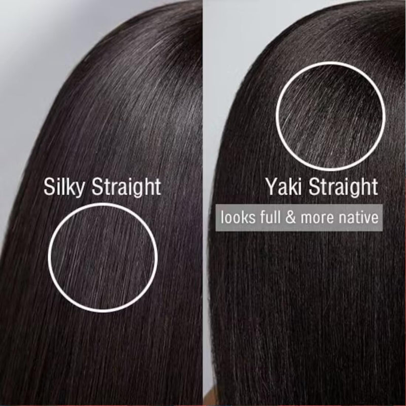 Up to 80% Off Flash Sale Yaki Straight 4C Kinky Edge Kinky Straight Lace Front Wig