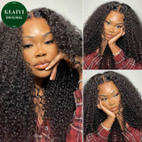 Klaiyi Kinky Curly 13x4 Real Ear To Ear Lace Frontal Pre-Everything Wig Pre-Cut Lace Frontal Super Secure Wig