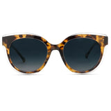 Klaiyi Copper Glow Wig Exclusive Gift UV Protection Summer Fashion Sunglasses