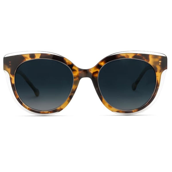 Klaiyi Copper Glow Wig Exclusive Gift UV Protection Summer Fashion Sunglasses