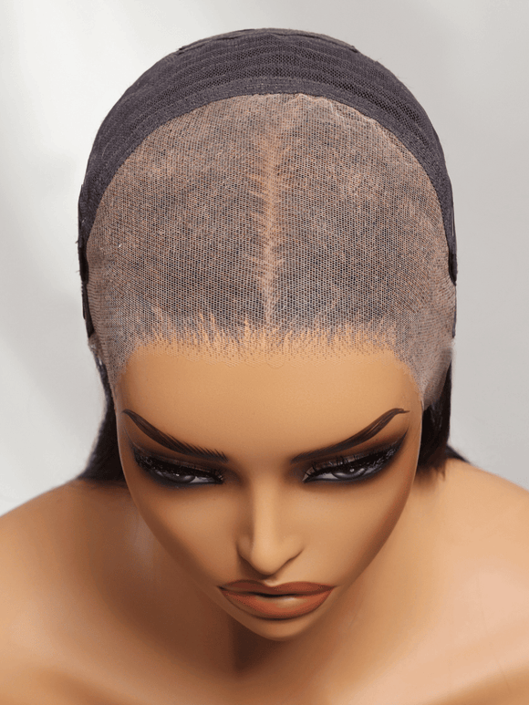 Klaiyi Wet&Wavy 2 in 1 Straight to Water Wave Dream Curls Wig 13x4 Put On And Go with Invisi Drawstring Human Hair