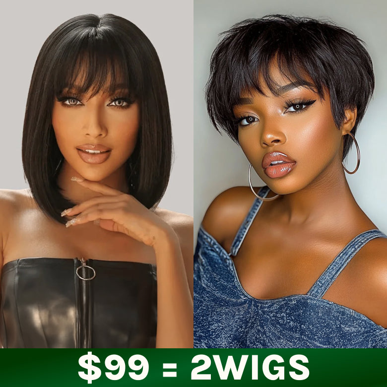 $89 Get 2 Wigs | Klaiyi BOGO Free Tax Refund Big Saving Buy 1 Get 2 Wigs Super Flash Sale