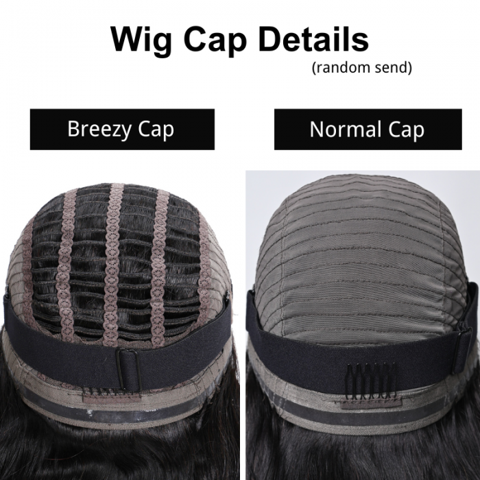 Klaiyi Pre-Cut Lace Wig Wear & Go Kinky Curly Lace Wig with Breathable Cap Easy to Install
