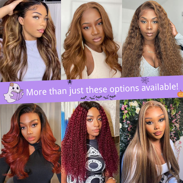 Klaiyi $89=24" Wig Mystery Box Random Send 24" Wig 100% Human Hair Valued $259 Flash Sale