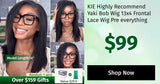 Wear Go Style Flash Sale | Klaiyi Glueless Yaki Straight 3/4 Half Wigs Human Hair No Lace Glueless Headband Wig Beginner Friendly