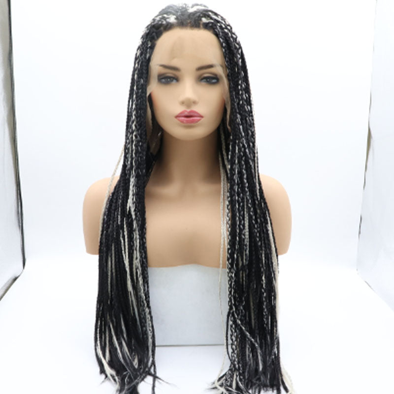 Klaiyi Lace Front Cornrow braid Wigs Knotless Cornrow Braids for Women 24 Inches Flash Sale
