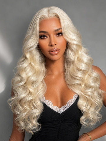 Member Day VIP Special 200% Density 360 Full Lace Blonde Body Wave Wig Super Sale 100% Human Hair Wig Limited Stock