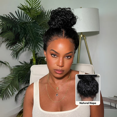 Klaiyi 360 Lace Water Wave Wig Pre-Everything  With Invisi Drawstring