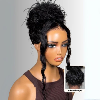 Klaiyi 360 Lace Water Wave Wig Pre-Everything  With Invisi Drawstring